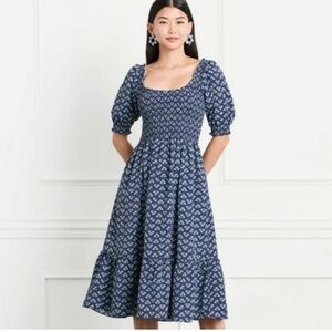 Hill House Nap Dress Navy floral